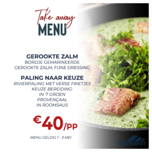 Take-away 1 - 3 mei