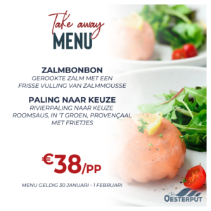 Take-away 31 januari - 1 februari
