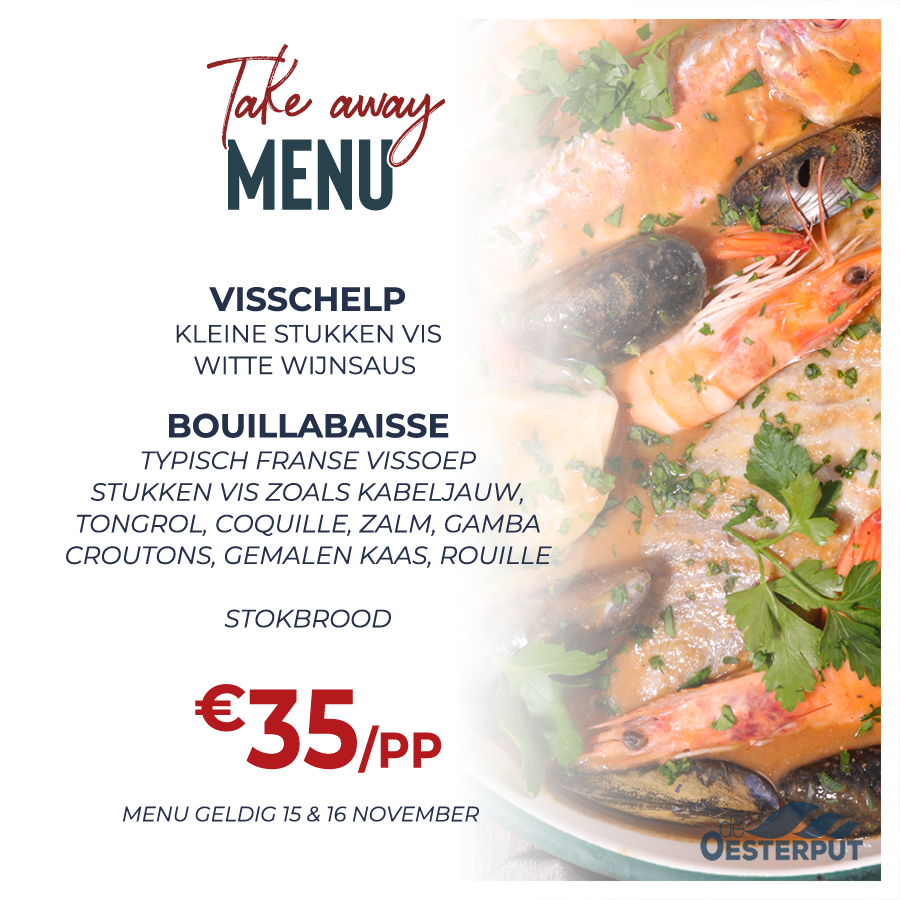 Take-away 15 & 16 november