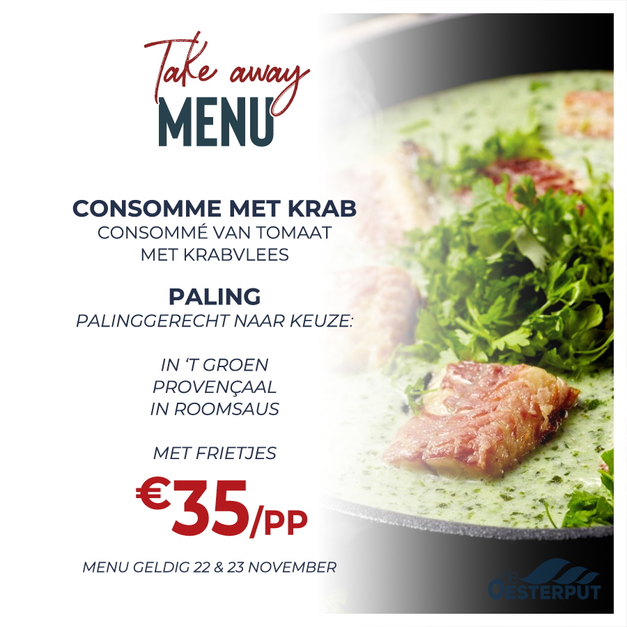 Take-away 22 & 23 november