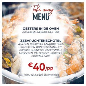 Take away 20 & 21 September