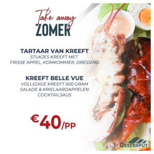 Zomer menu kreeft